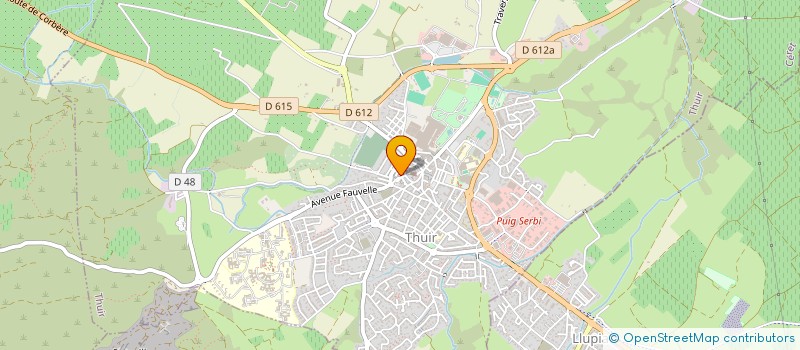 localisation de l'entreprise SCI BETY IMMO  THUIR