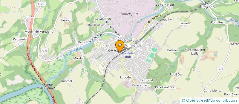 localisation de l'entreprise SCI BETZ-LAUTE  PONT-DE-BUIS-LES-QUIMERCH