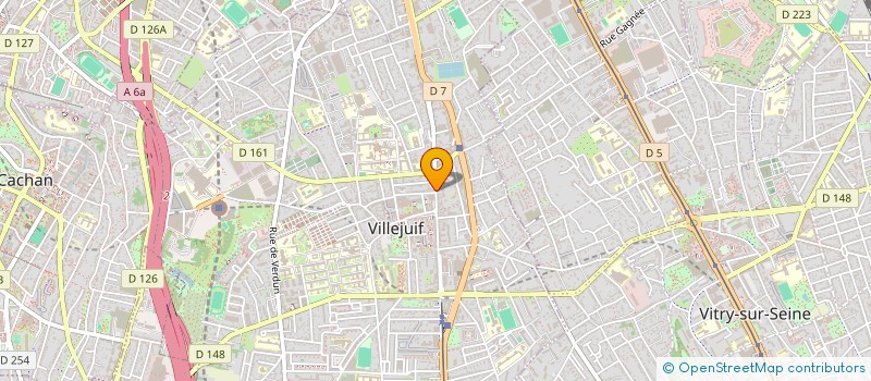 localisation de l'entreprise SCI BEUGNIER à VILLEJUIF