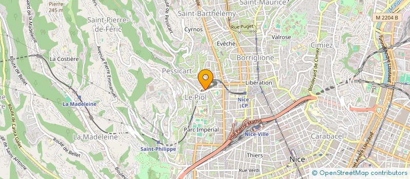 localisation de l'entreprise SCI BEUGNIES à NICE