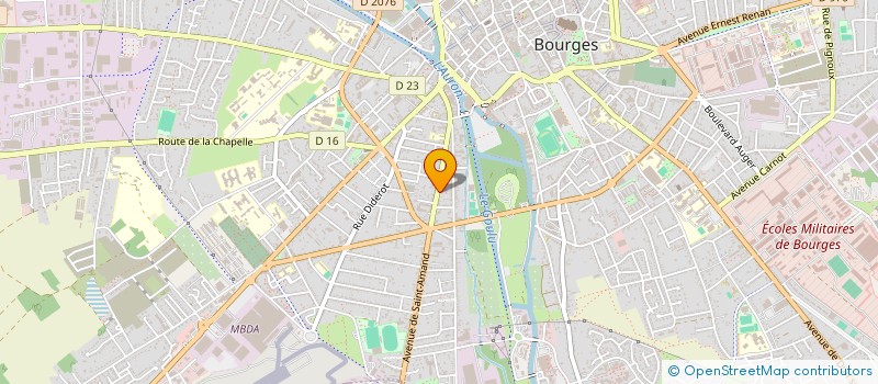 localisation de l'entreprise SCI BEUGNON  BOURGES