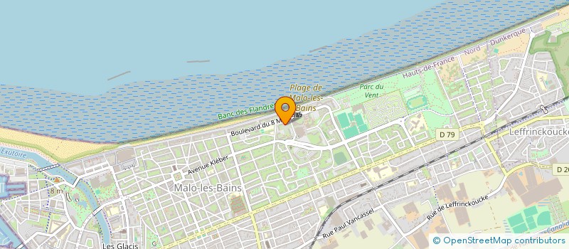 localisation de l'entreprise SCI BEUN à DUNKERQUE