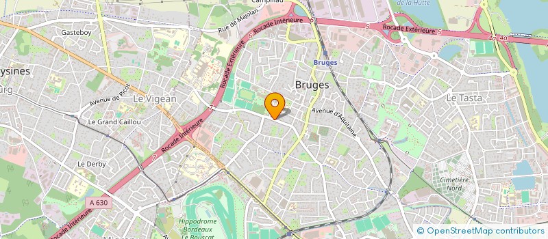 localisation de l'entreprise SCI BEUNARD INVEST  BRUGES