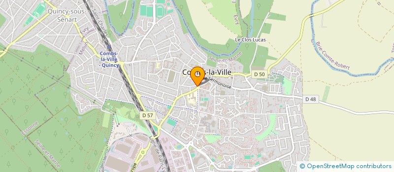 localisation de l'entreprise SCI BEUNIER  COMBS-LA-VILLE