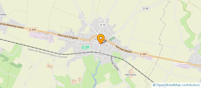 localisation de l'entreprise SCI BEURSILLON  NALLIERS