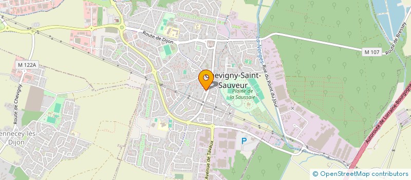 localisation de l'entreprise SCI BEUSSIAT  CHEVIGNY-SAINT-SAUVEUR