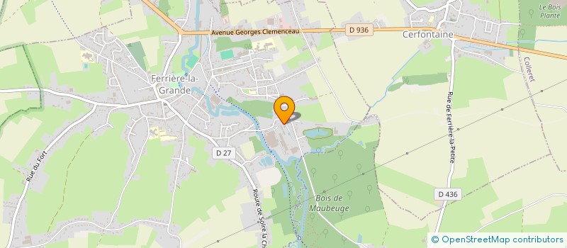 localisation de l'entreprise SCI BEUVELET  FERRIERE LA GRANDE