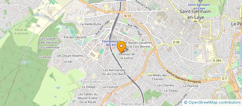 localisation de l'entreprise SCI BEUZEVILLE  SAINT-GERMAIN-EN-LAYE