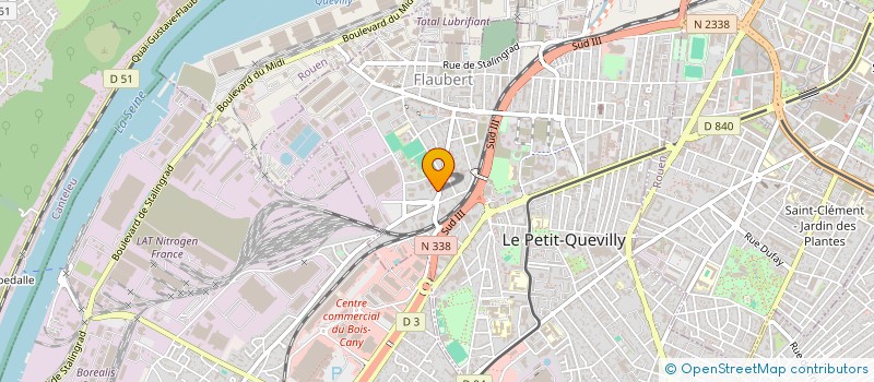 localisation de l'entreprise SCI BEUZEVILLETTE à LE PETIT-QUEVILLY