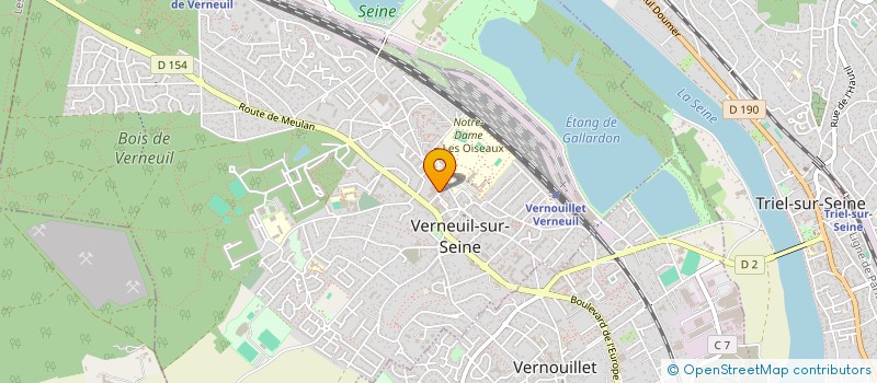 localisation de l'entreprise SCI BEVELET  VERNEUIL-SUR-SEINE