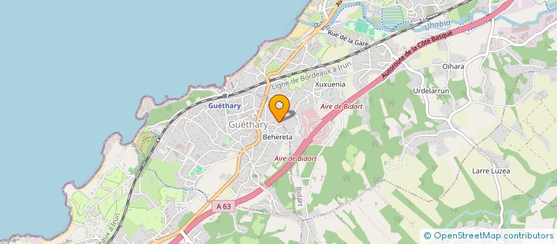 localisation de l'entreprise SCI BEVEN  GUETHARY