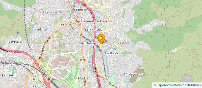 localisation de l'entreprise SCI BEVERINI à MARSEILLE 15EME