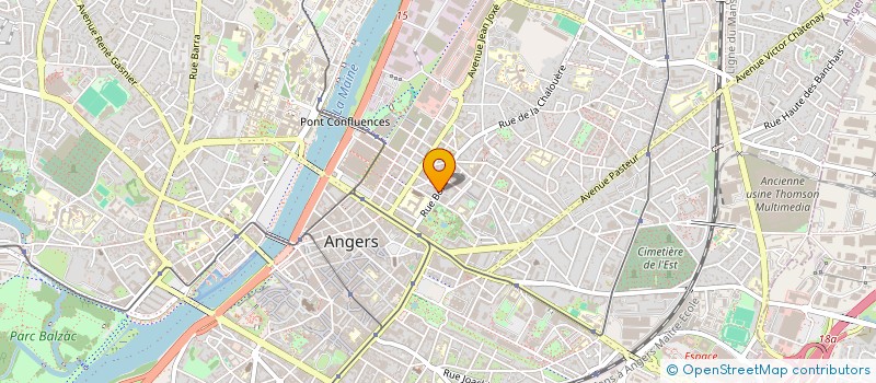 localisation de l'entreprise SCI BEVERLEY à ANGERS