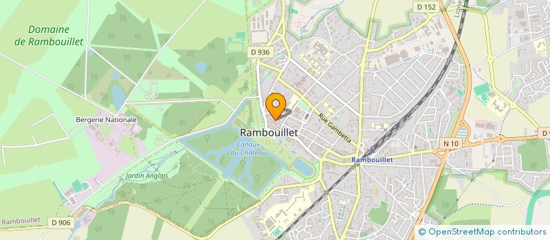 localisation de l'entreprise SCI BEVICA  RAMBOUILLET