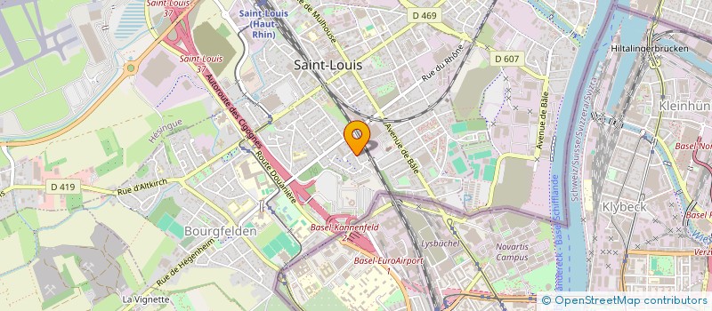 localisation de l'entreprise SCI BEWENO  SAINT-LOUIS