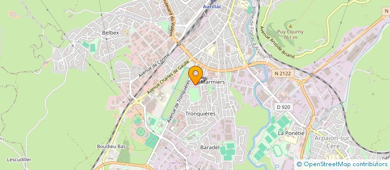 localisation de l'entreprise SCI BEX IM à YTRAC