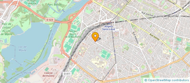 localisation de l'entreprise SCI BEXFORD à ANGERS