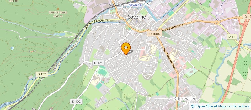 localisation de l'entreprise SCI BEY  SAVERNE