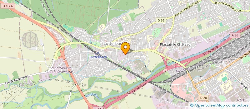 localisation de l'entreprise SCI BEYAZ ET FILS  LUTTERBACH