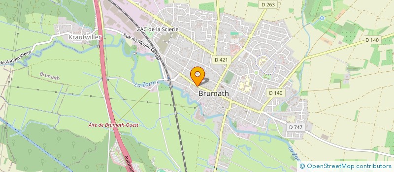 localisation de l'entreprise SCI BEYER  BRUMATH