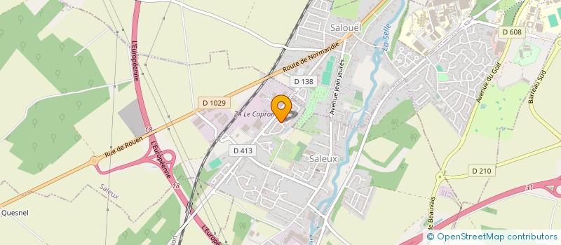 localisation de l'entreprise SCI BEYERS  SALEUX