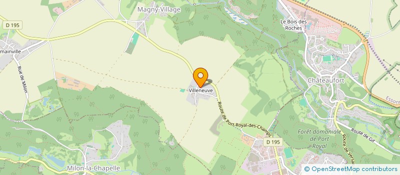 localisation de l'entreprise SCI BEYNIER LECOURBE  MAGNY-LES-HAMEAUX