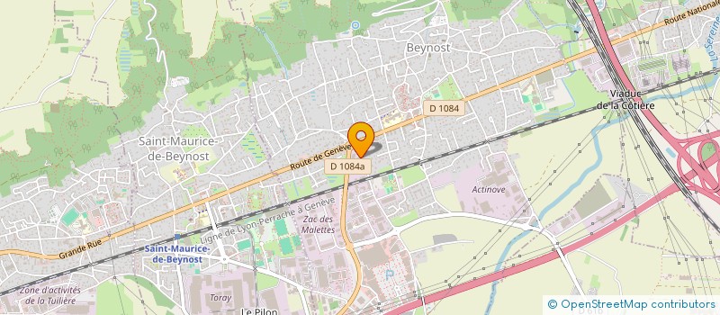 localisation de l'entreprise SCI BEYNOST SPORTS à BEYNOST