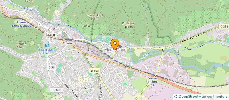 localisation de l'entreprise SCI BEYRATH  VIEUX-THANN