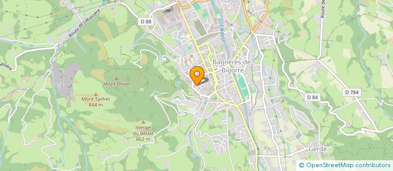 localisation de l'entreprise SCI BEYRIE  BAGNERES-DE-BIGORRE