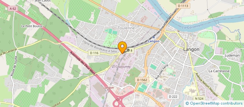 localisation de l'entreprise SCI BEYROUTH  LANGON