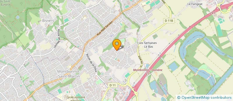 localisation de l'entreprise SCI BEZAL AGLAE  MONTBONNOT-SAINT-MARTIN