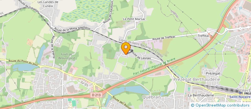 localisation de l'entreprise SCI BEZARD  SAINT-NAZAIRE