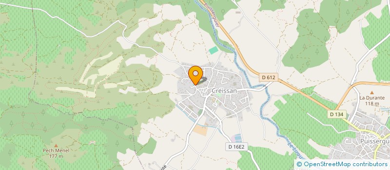 localisation de l'entreprise SCI BEZIERS 22 AOUT  CREISSAN