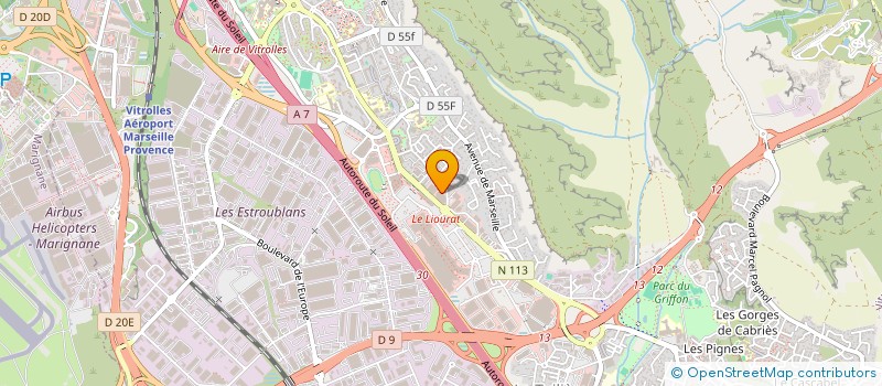 localisation de l'entreprise SCI BEZIERS 90 à VITROLLES