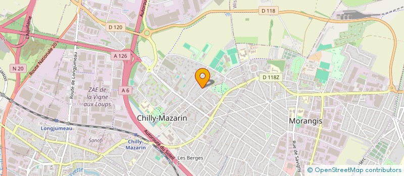 localisation de l'entreprise SCI BEZIERS LORRAINE à CHILLY-MAZARIN