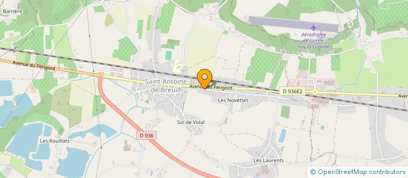 localisation de l'entreprise SCI BEZIES  SAINT-ANTOINE-DE-BREUILH