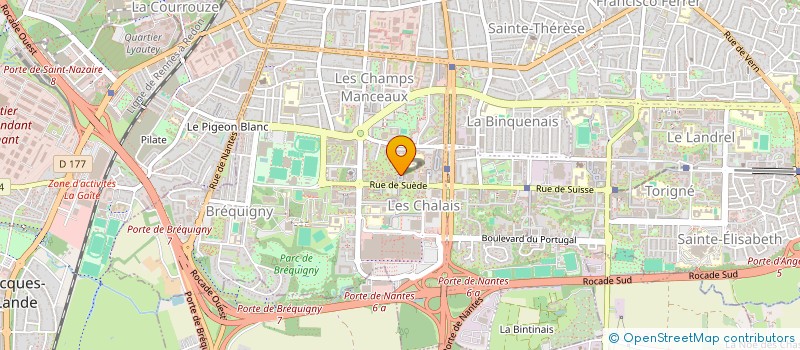 localisation de l'entreprise SCI BEZIRGAN  RENNES
