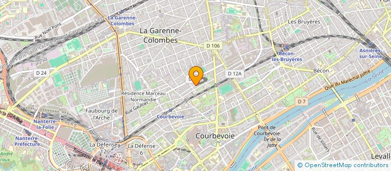 localisation de l'entreprise SCI BEZONS à COURBEVOIE
