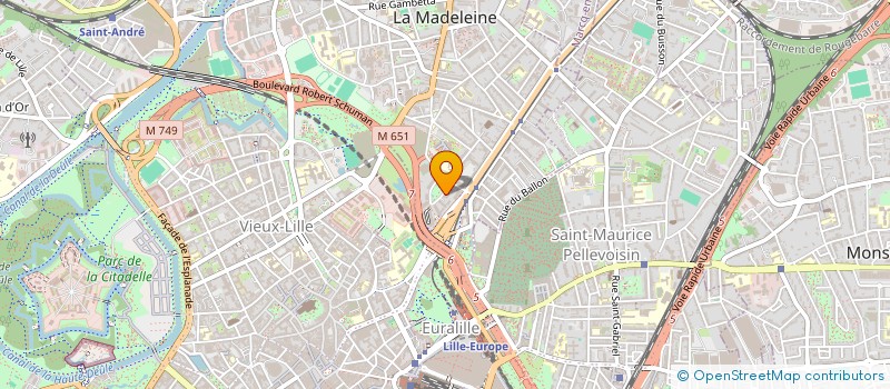 localisation de l'entreprise SCI BEZONS LES RIVES DE SEINE à LA MADELEINE