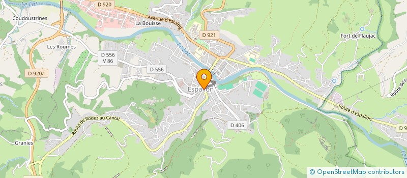 localisation de l'entreprise SCI BF à ESPALION