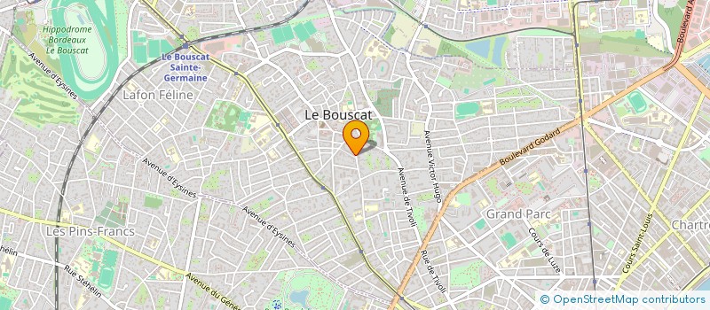 localisation de l'entreprise SCI BF  LE BOUSCAT