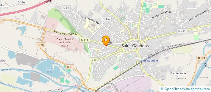 localisation de l'entreprise SCI BF  SEIGNOSSE