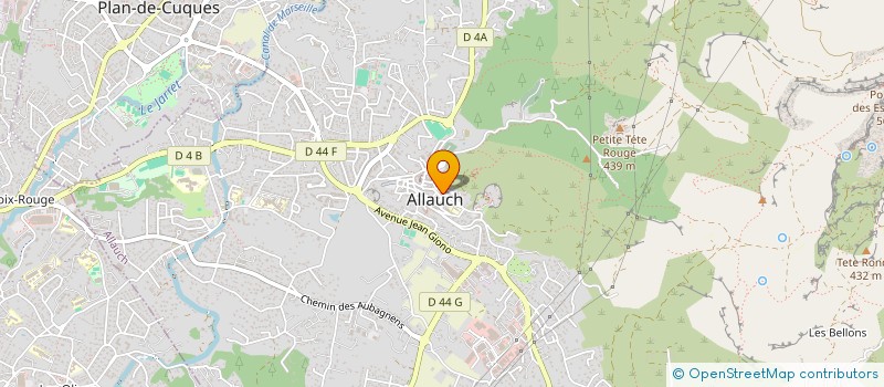 localisation de l'entreprise SCI BF AVENIR 13  ALLAUCH