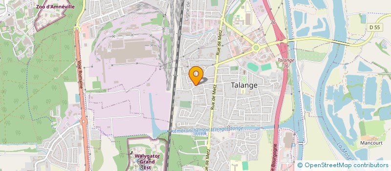 localisation de l'entreprise SCI BF IMMO à TALANGE