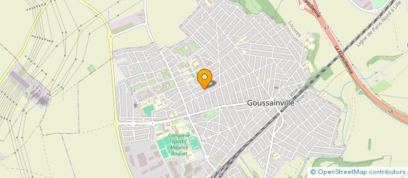 localisation de l'entreprise SCI BF IMMOBILIER à GOUSSAINVILLE