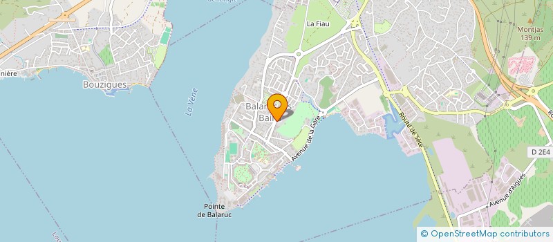 localisation de l'entreprise SCI BF INVEST  BALARUC-LES-BAINS