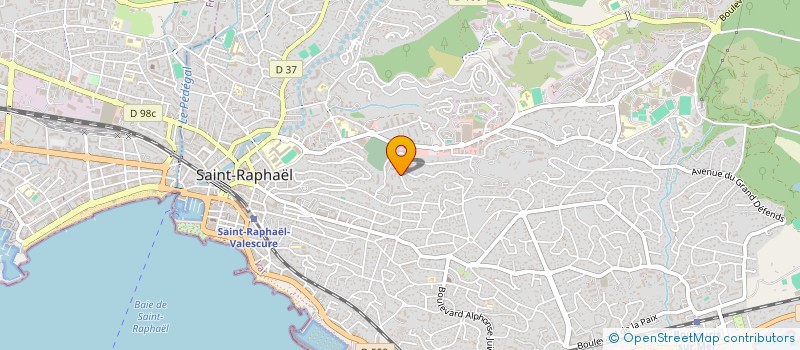 localisation de l'entreprise SCI BF MENUISERIES  SAINT-RAPHAEL