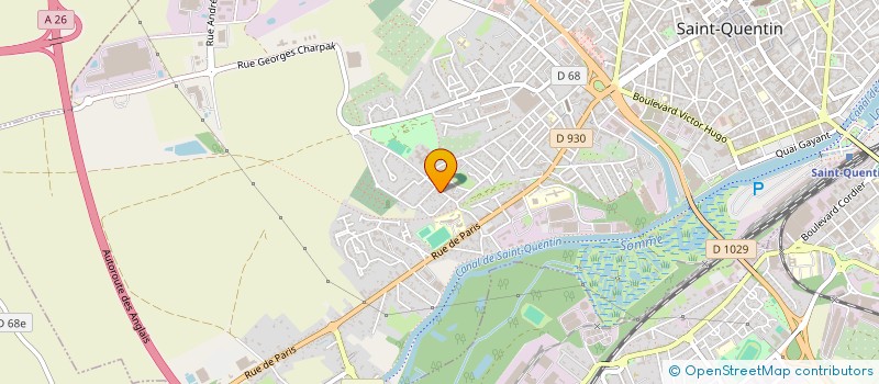 localisation de l'entreprise SCI BFA à SAINT-QUENTIN