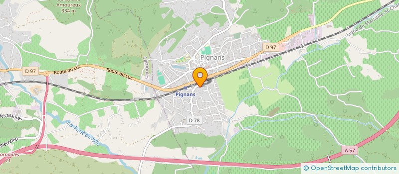 localisation de l'entreprise SCI BFA  PIGNANS