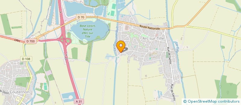 localisation de l'entreprise SCI BFC RE-NAISSANCE  ARC-SUR-TILLE